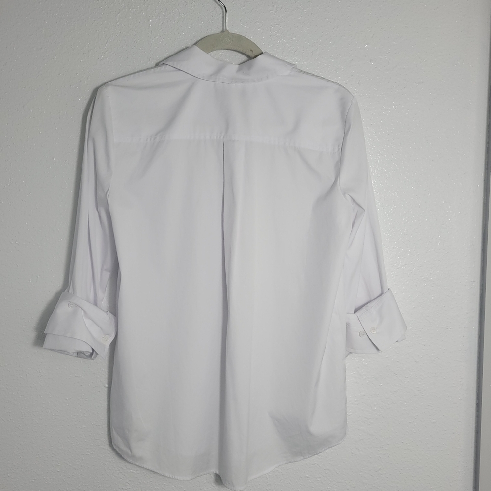 Madewell Relaxed Button-Front Shirt in Poplin| NWT |Sz XS - Picture 7 of 12